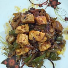 A picture of Chilli paneer.