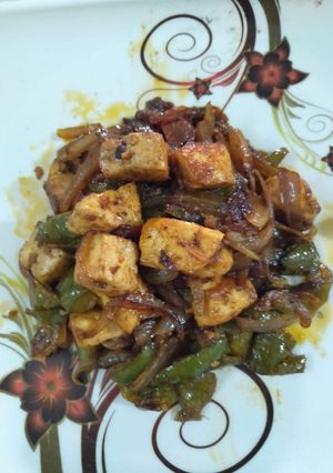 A picture of Chilli paneer.
