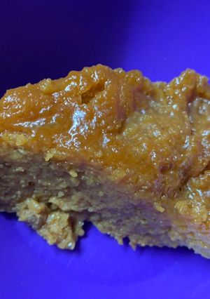 Una foto de Budín de dulce de leche y dulce de batata