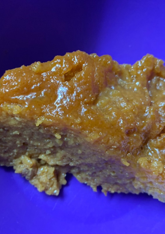 Una foto de Budín de dulce de leche y dulce de batata