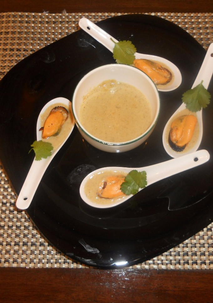 Una foto de Mejillones al curry
