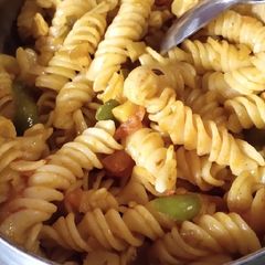 A picture of Italian Indian Pasta.