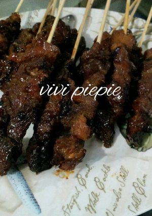 Foto resep Sate babi manis (non halal)