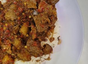 Foto resep Oseng Daging Jando Mercon