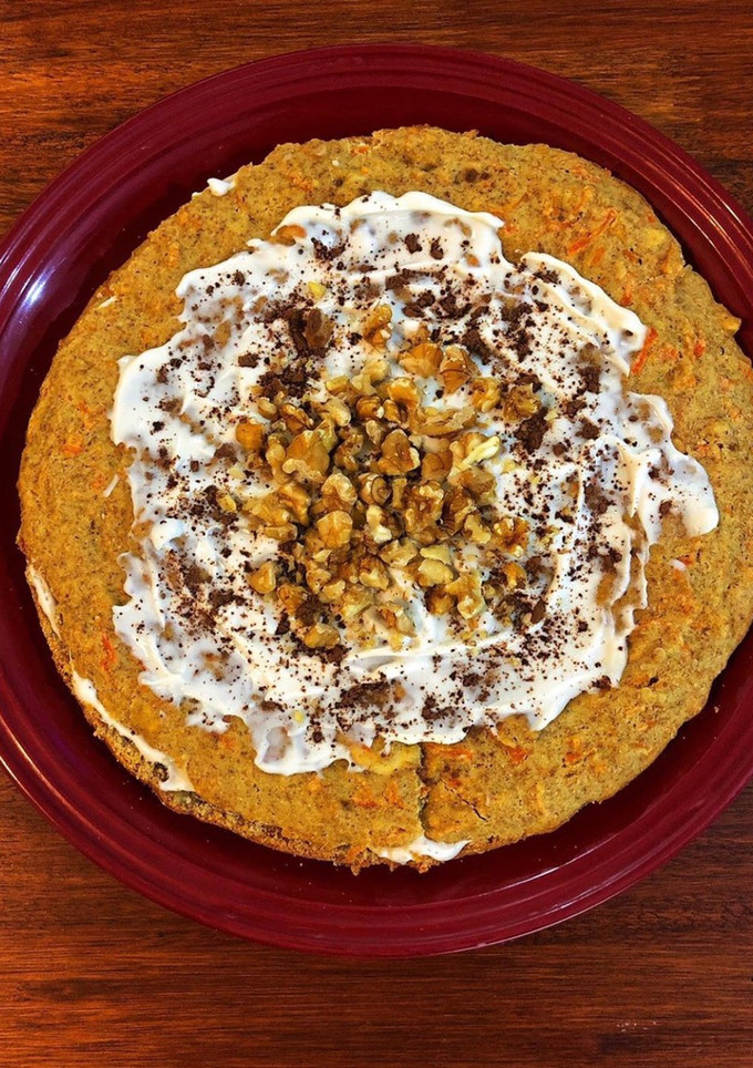 Una foto de Carrot cake (torta de zanahorias) sin TACC