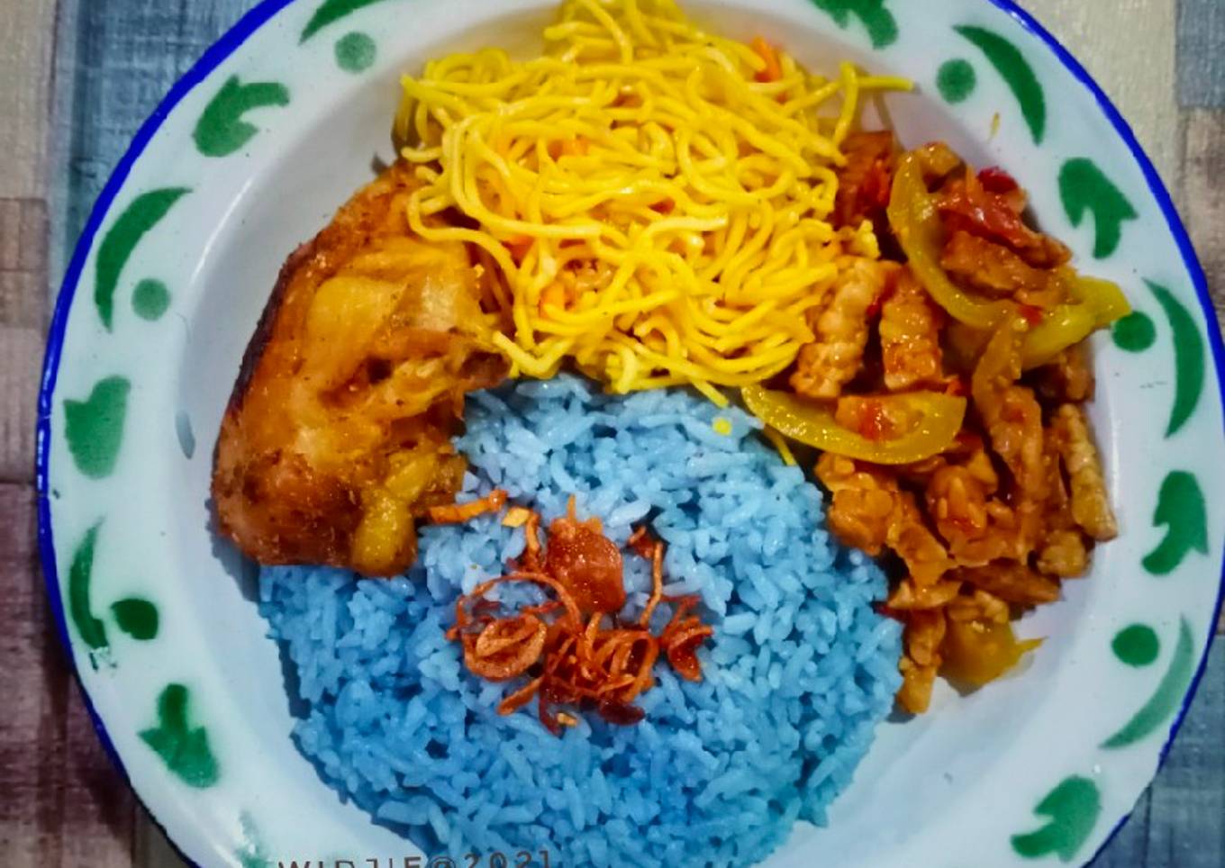 Nasi Kalasan Bunga Telang