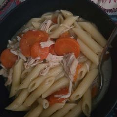 A picture of Easy chicken noodle soup!.