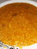 Arroz, papa, alverjas "Majadito casero"