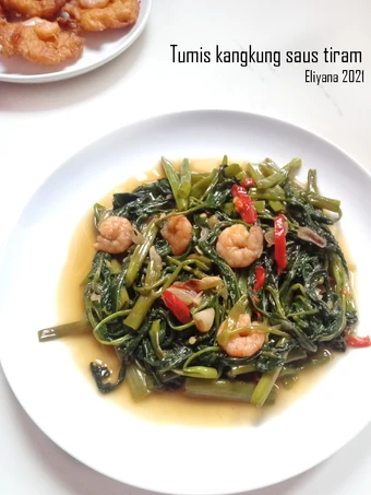 Cara Mudah Menyiapkan Resep Tumis kangkung saus tiram yang Enak Banget Anti Ribet, Mantap