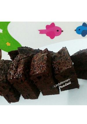 Foto resep 🌈Brownies kukus sederhana no Mixer🌈