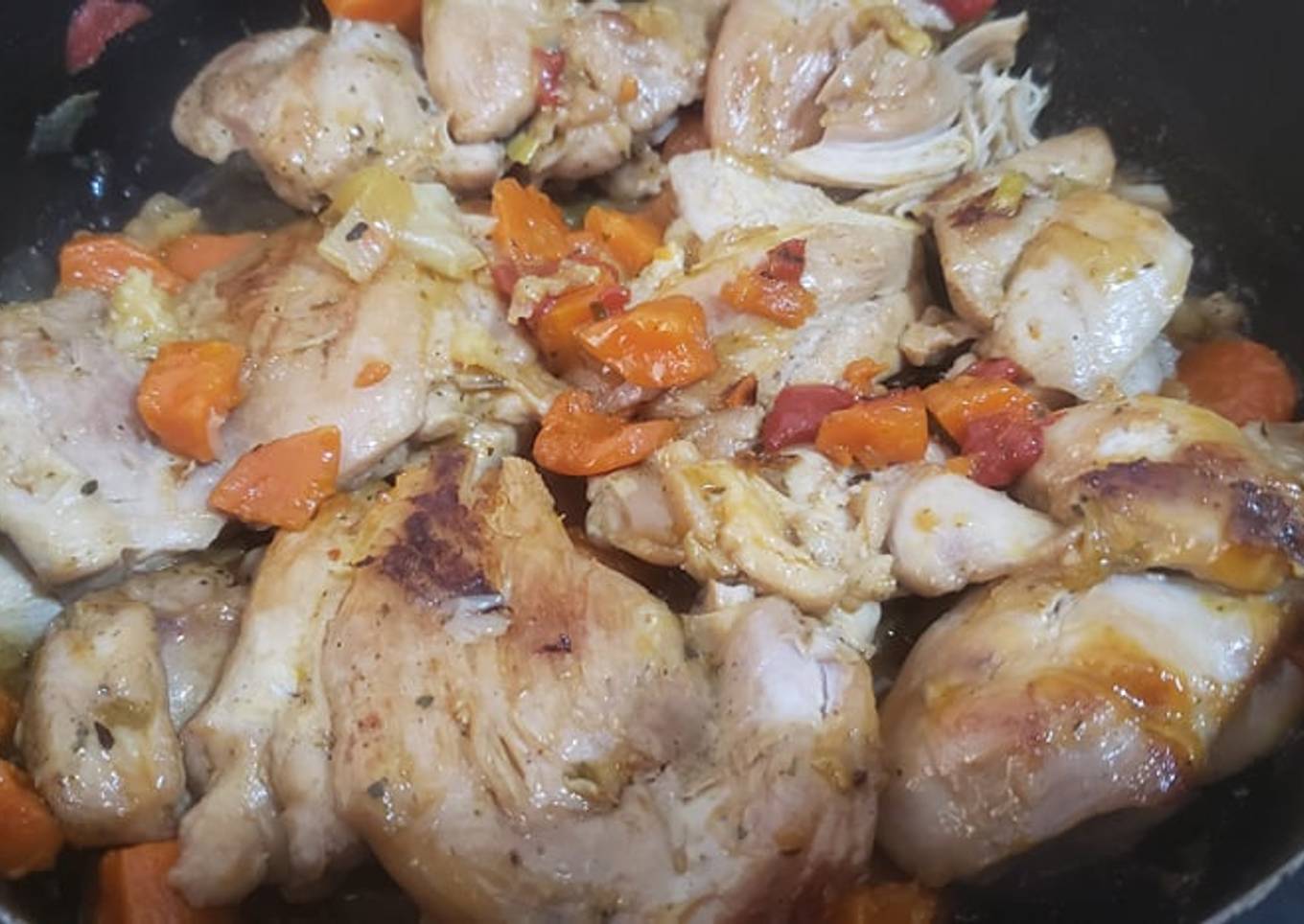 Filetes de pollo con magia blanca