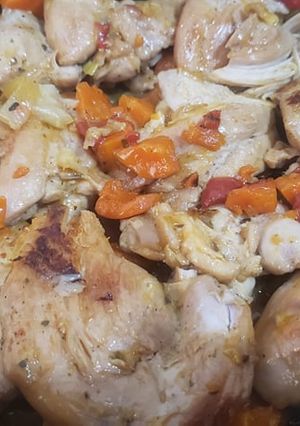 Una foto de Filetes de pollo con magia blanca