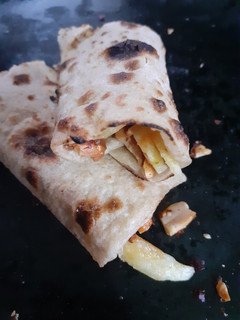 A picture of Frankie /whole wheat frankie / Roti roll.