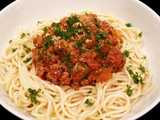 pasta bolognese
