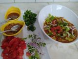 کراچی حسین آباد کے مشہورکاٹھیاواڑی چھولے