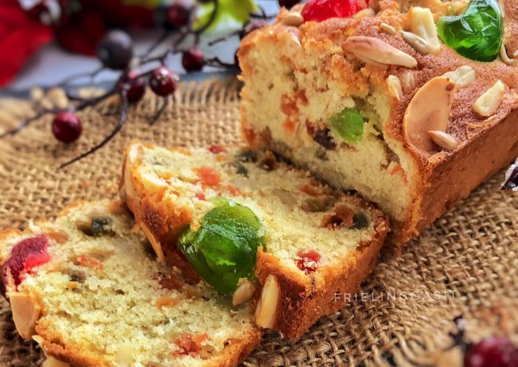 Resep English Fruit Cake yang Enak Banget