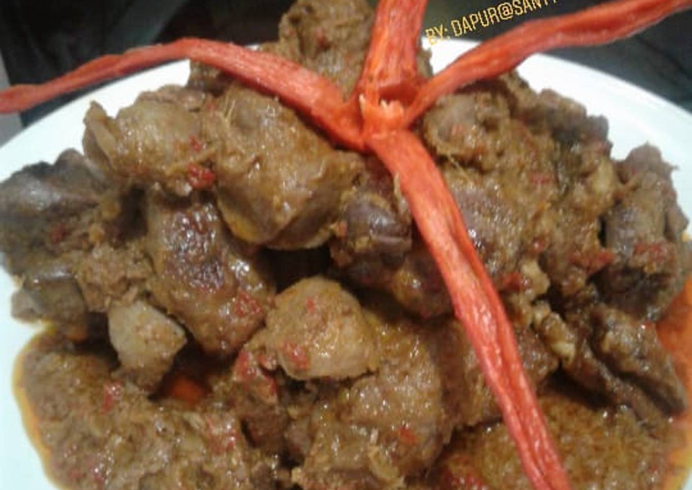 Rendang ati ampela