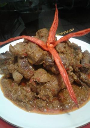 Foto resep Rendang ati ampela