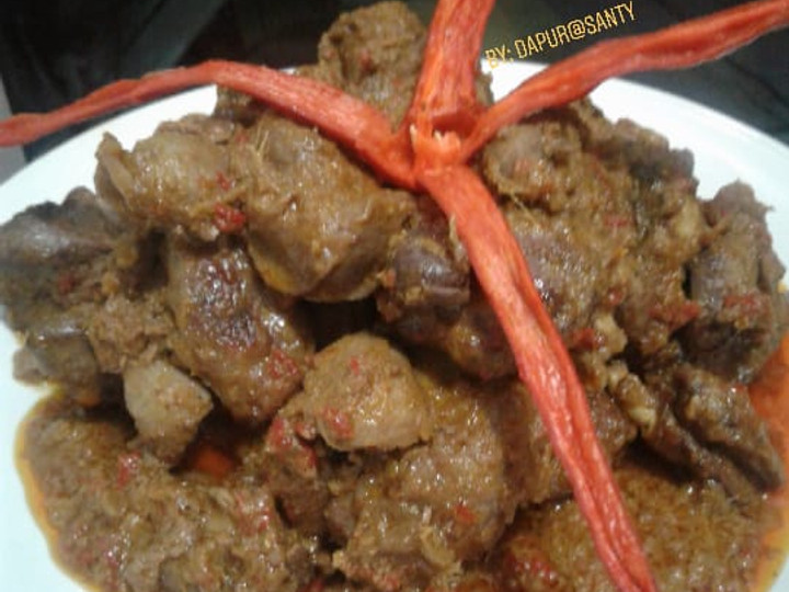  Cara mudah memasak Rendang ati ampela dijamin spesial