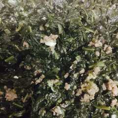 سبانخ باللحمة 😍😋-レシピのメイン写真