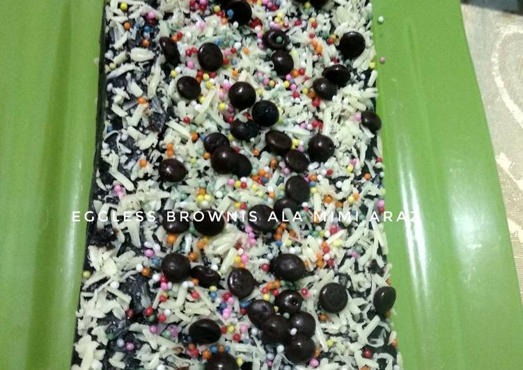 Brownis Tanpa Telor (Eggless)