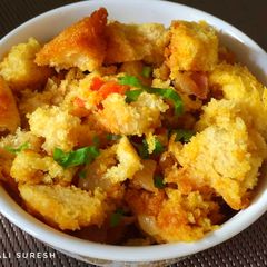 A picture of Bread Upma.