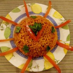 A picture of Tomato Rice#MyRiceDishContest.
