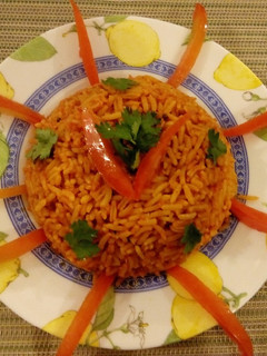 A picture of Tomato Rice#MyRiceDishContest.