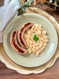 Butifarra con alubias