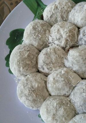 Foto resep Mochi isi Kacang Coklat