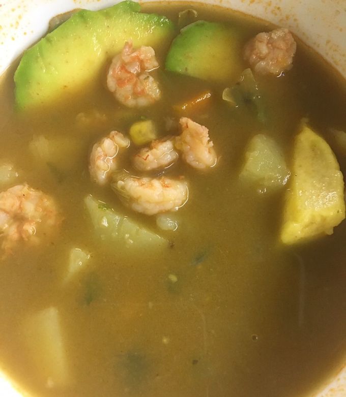 Una foto de Sopa de Camarones