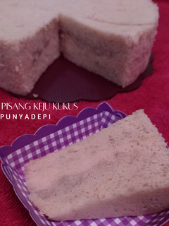 Foto resep Cake Pisang Keju Kukus
