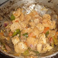 Soya chunks burjhi/dry A picture of Soya chunks burjhi/dry.