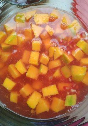 Foto resep Es buah mangga