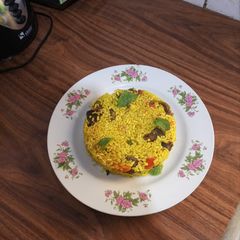 A picture of Gizard rice meal.