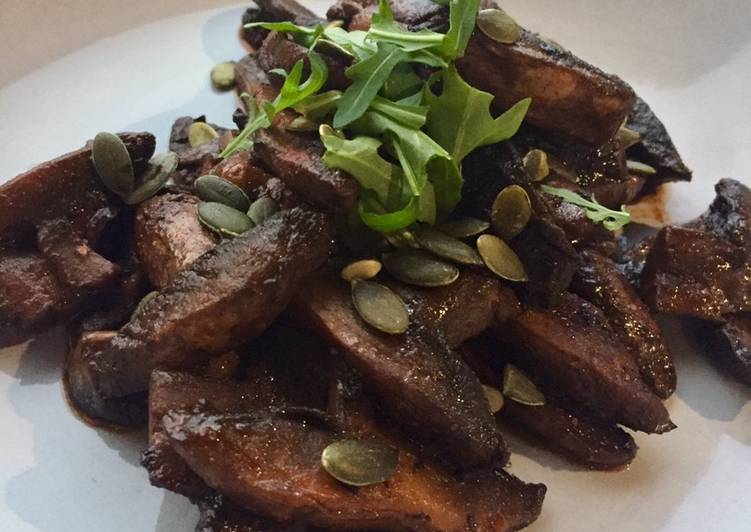 Simple Way to Prepare Perfect A Smokey Mushroom Breakfast