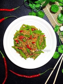 Foto resep Tumis Buncis Ayam Giling