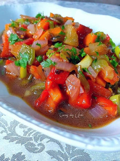 Una foto de Ensalada templada de hortalizas y tubérculos