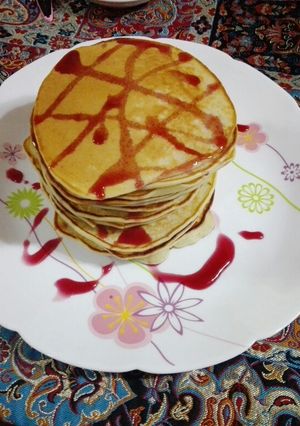 عکسی از دستور پنکیک