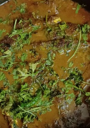 A picture of Bachelor's Fish curry.