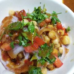 A picture of Mix chana chaat #iftar with huma #cookpadramadan ☺.