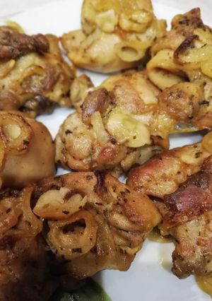 Fűszeres csirkehús recept fotója