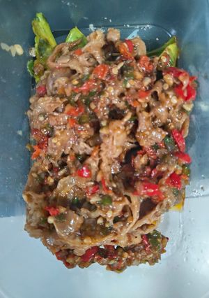 Foto resep Beef Slice Oseng Mercon