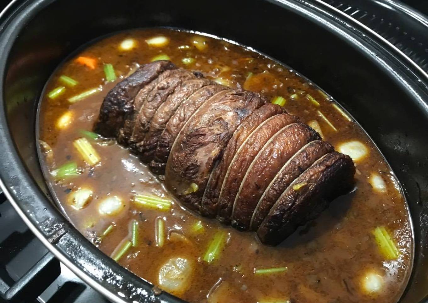 Pot roast beef brisket