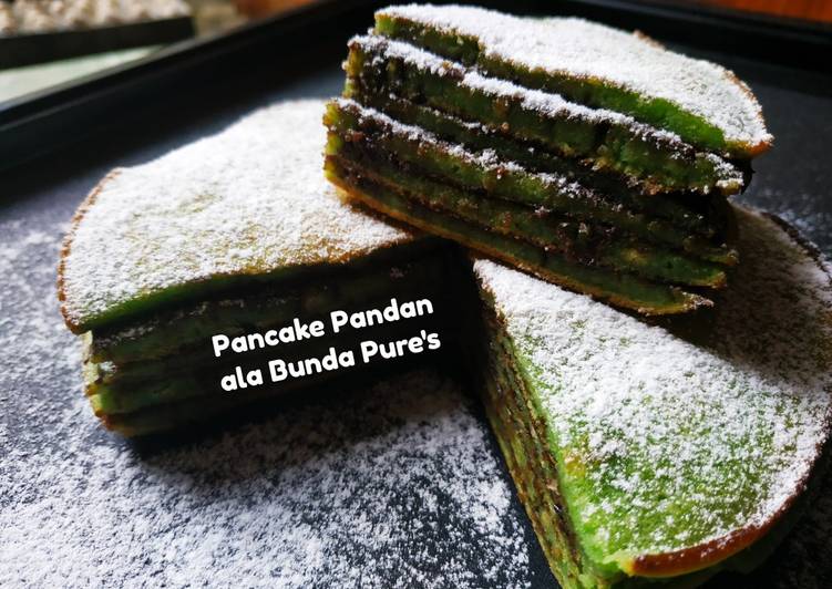 Pancake Pandan No Ribet ala Bunda Pure's