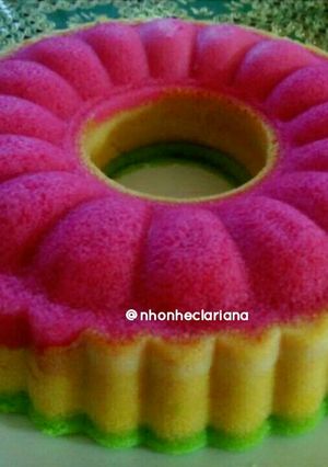 Foto resep Bolu Kukus Pelangi