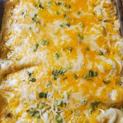A picture of Cream Cheese Enchiladas.