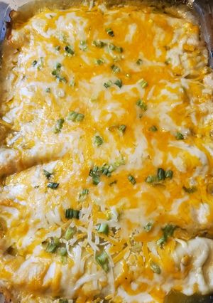 A picture of Cream Cheese Enchiladas.