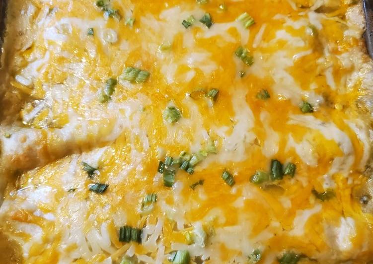 Steps to Make Speedy Cream Cheese Enchiladas