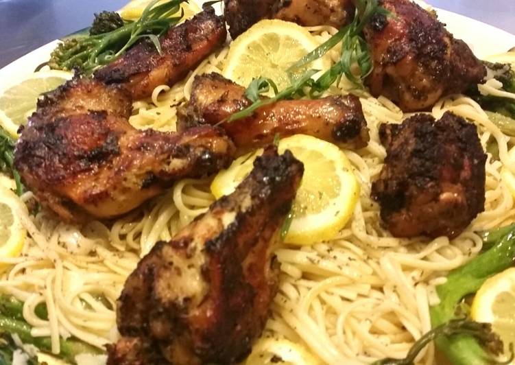 How to Prepare Quick BIANCO MEATS- Tuscan Roasted Chicken over Cacio Pepe Linguine,,